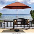 Tropishade 9 Ft. Aluminum Bronze Patio Umbrella With Rust Cover