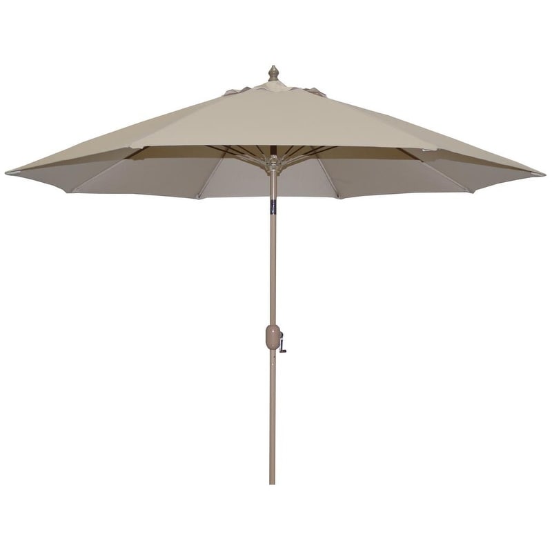 Tropishade Patio Umbrella Rotational Autotilt With Beige Cover