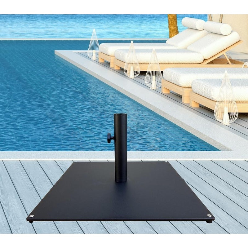 Tropishade Steel Umbrella Base Black N A
