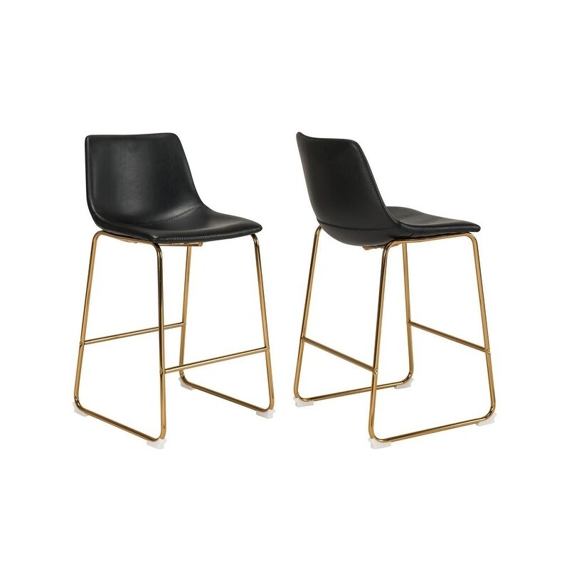 Strick Bolton Rubeo Gold 26 Inch Bar Stool Set Of 2