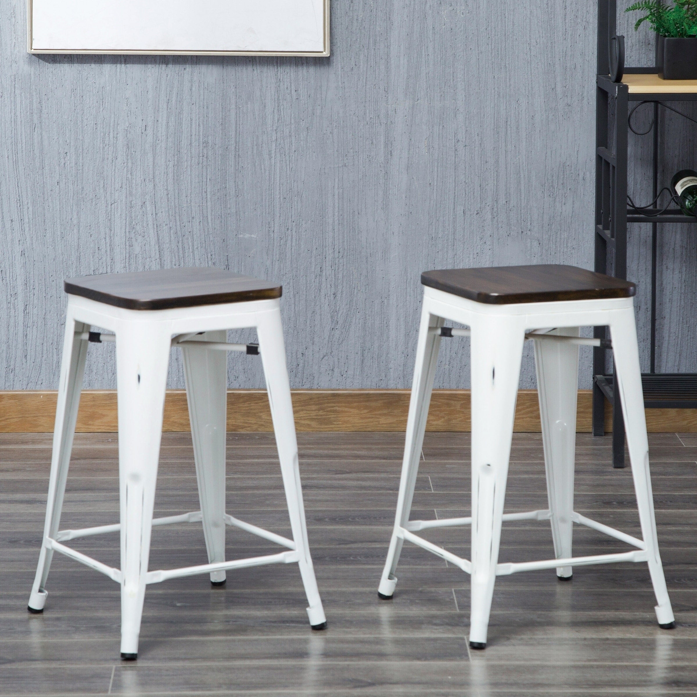 Truett Square Stool Set Of 2