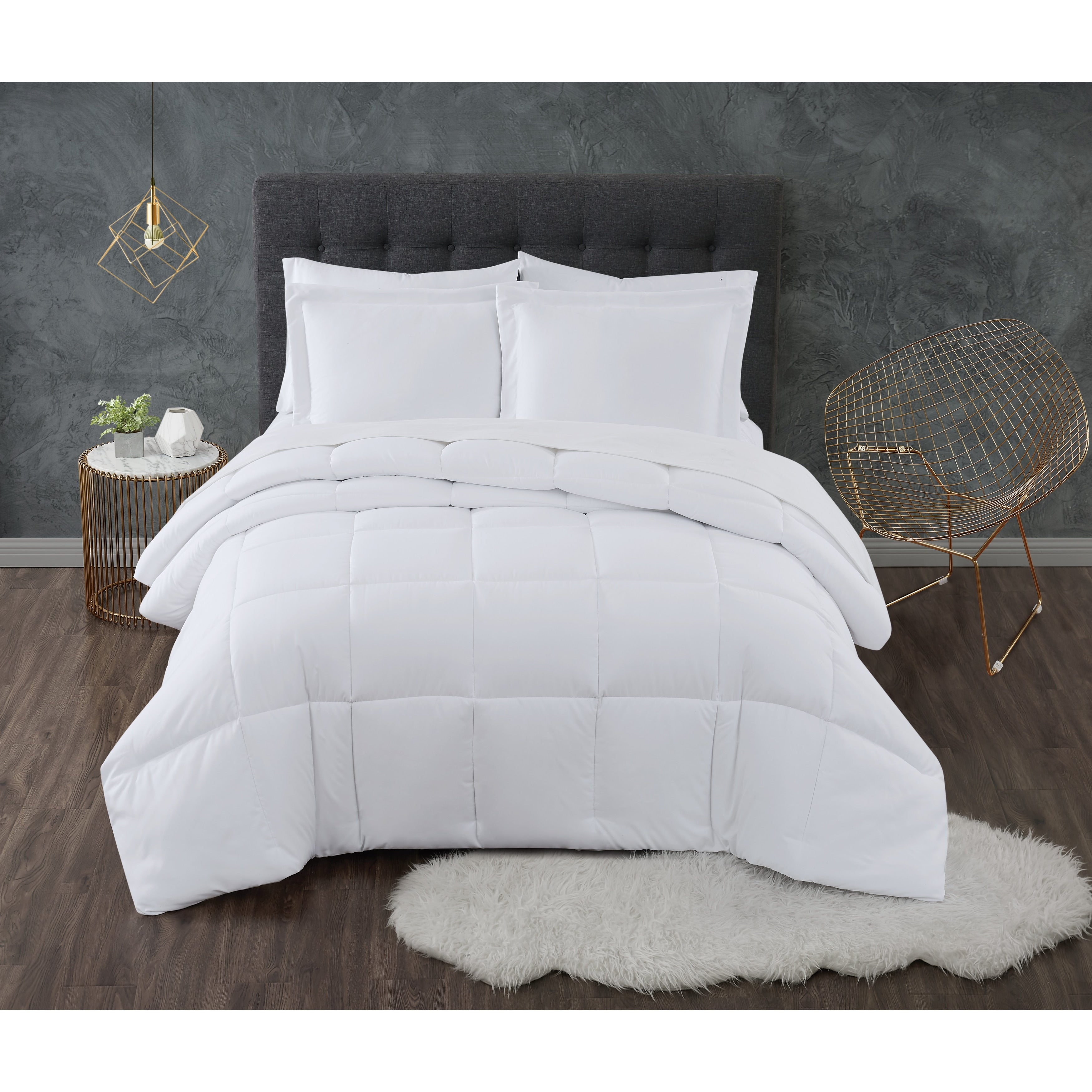 Truly Calm Antimicrobial 3 Piece Down Alternative Comforter Set
