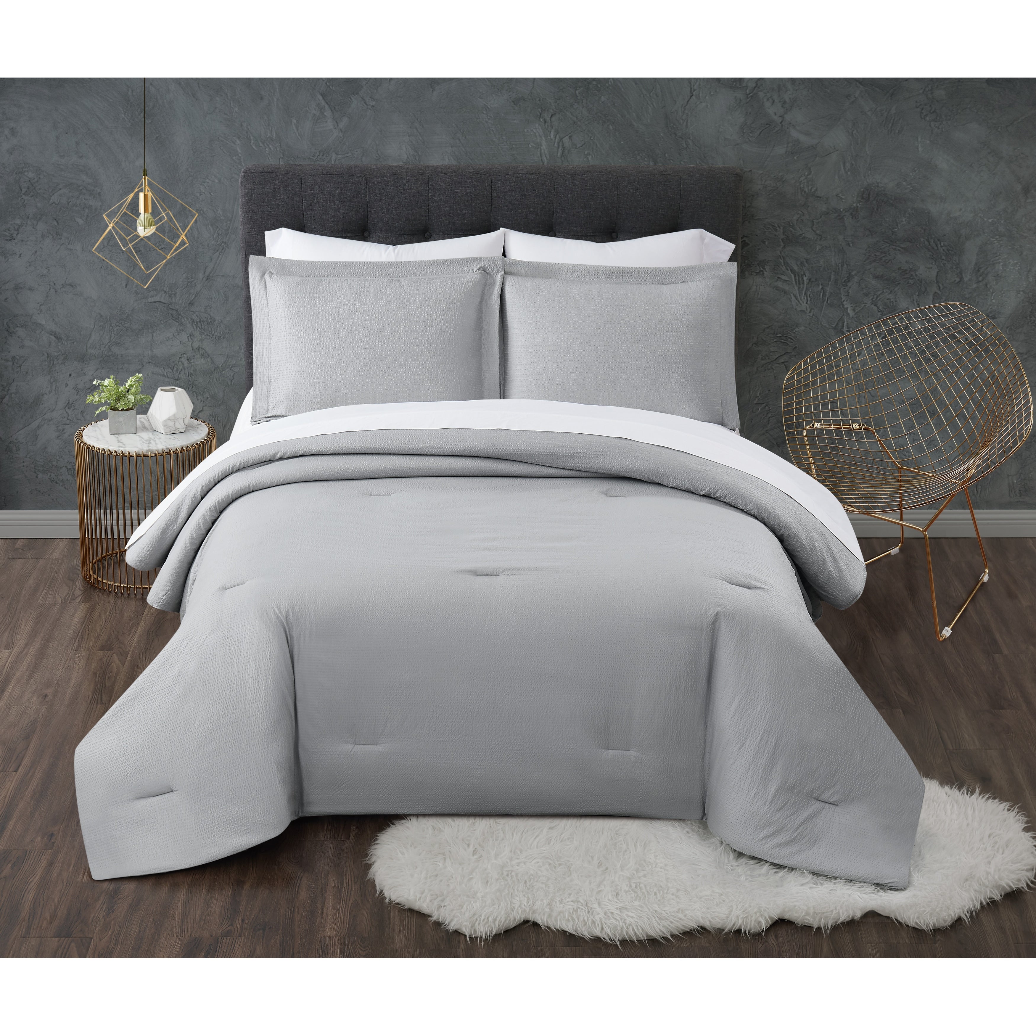 Truly Calm Antimicrobial Seersucker Bed In A Bag Bed In A Bag