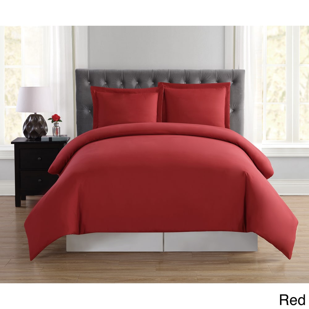 Truly Soft Everyday Solid 3 Piece Duvet Cover Set