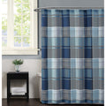 Porch Den Burntknoll Plaid Shower Curtain