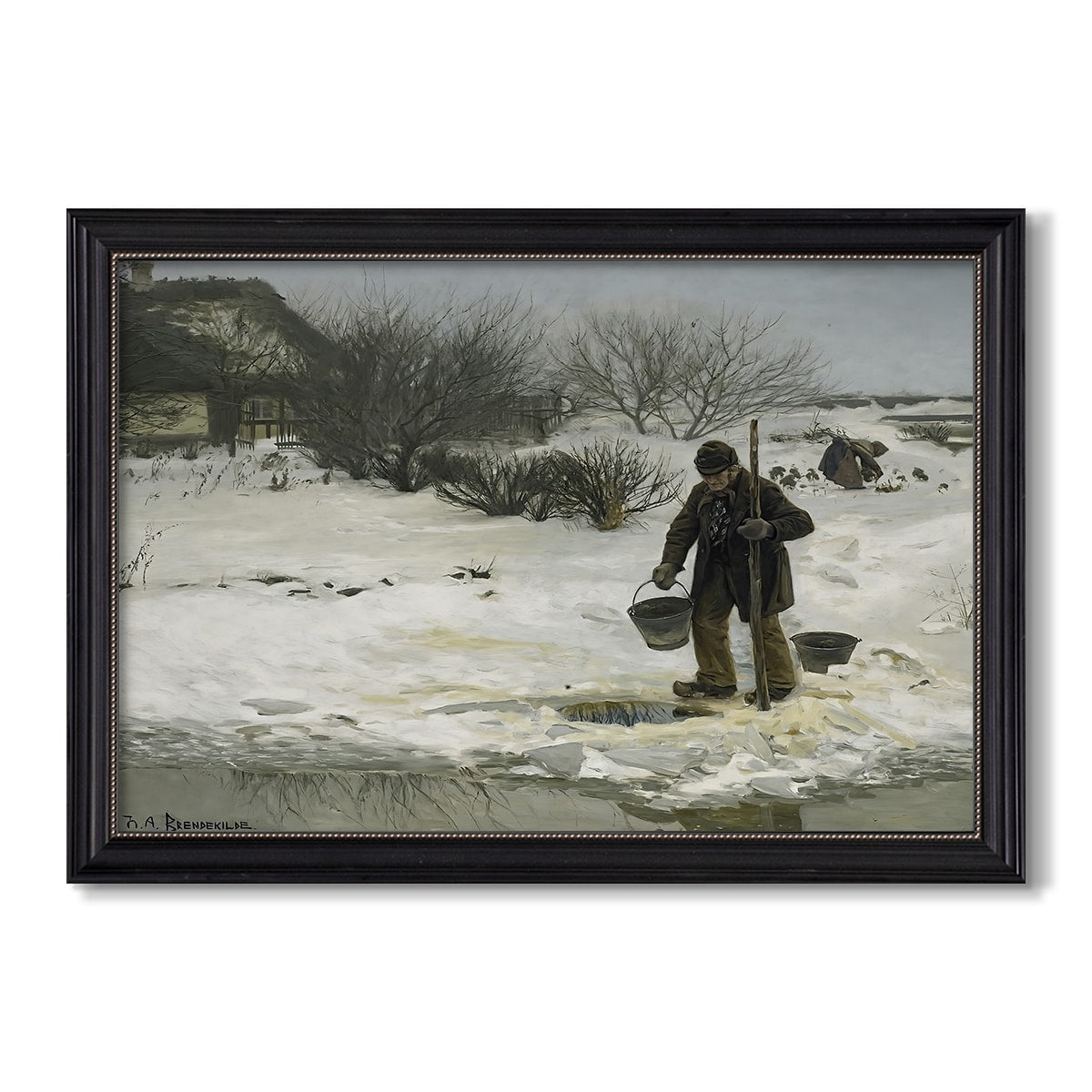 Tsne 1895 Hans Andersen Brendekilde Custom Framed Canvas