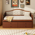 Tufted Daybed With Trundle Drawers Upholstered Bed