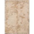 Tufted Shaggy Shag Contemporary Oriental Hand Made Area Rug 63 X 45