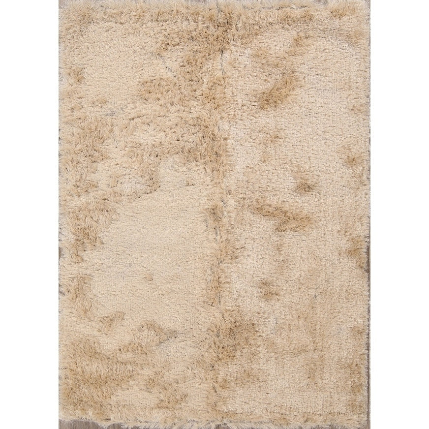 Tufted Shaggy Shag Contemporary Oriental Hand Made Area Rug 63 X 45