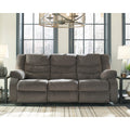 Signature Design By Ashley Tulen Gray Reclining Sofa N A