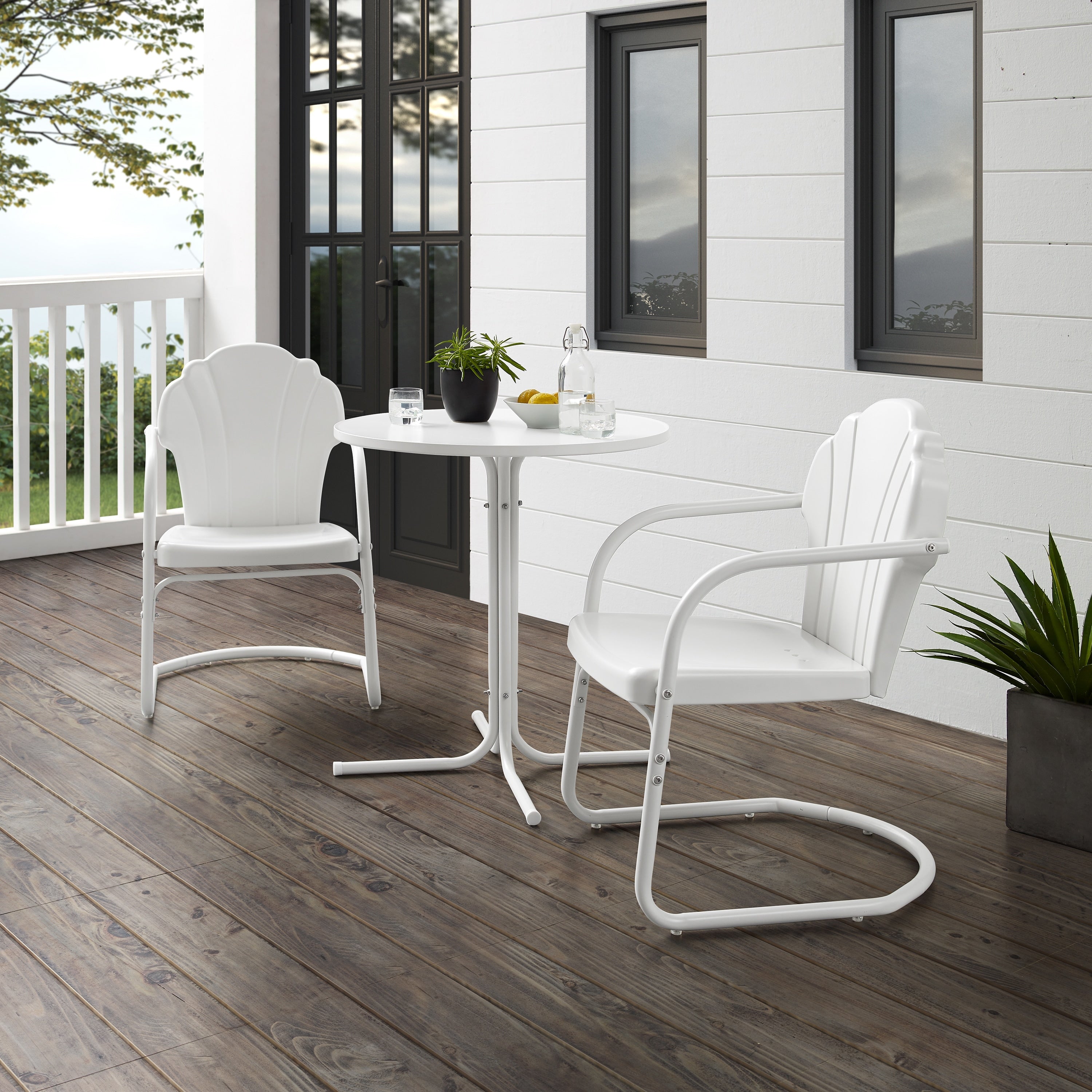 Tulip 3Pc Outdoor Bistro Set