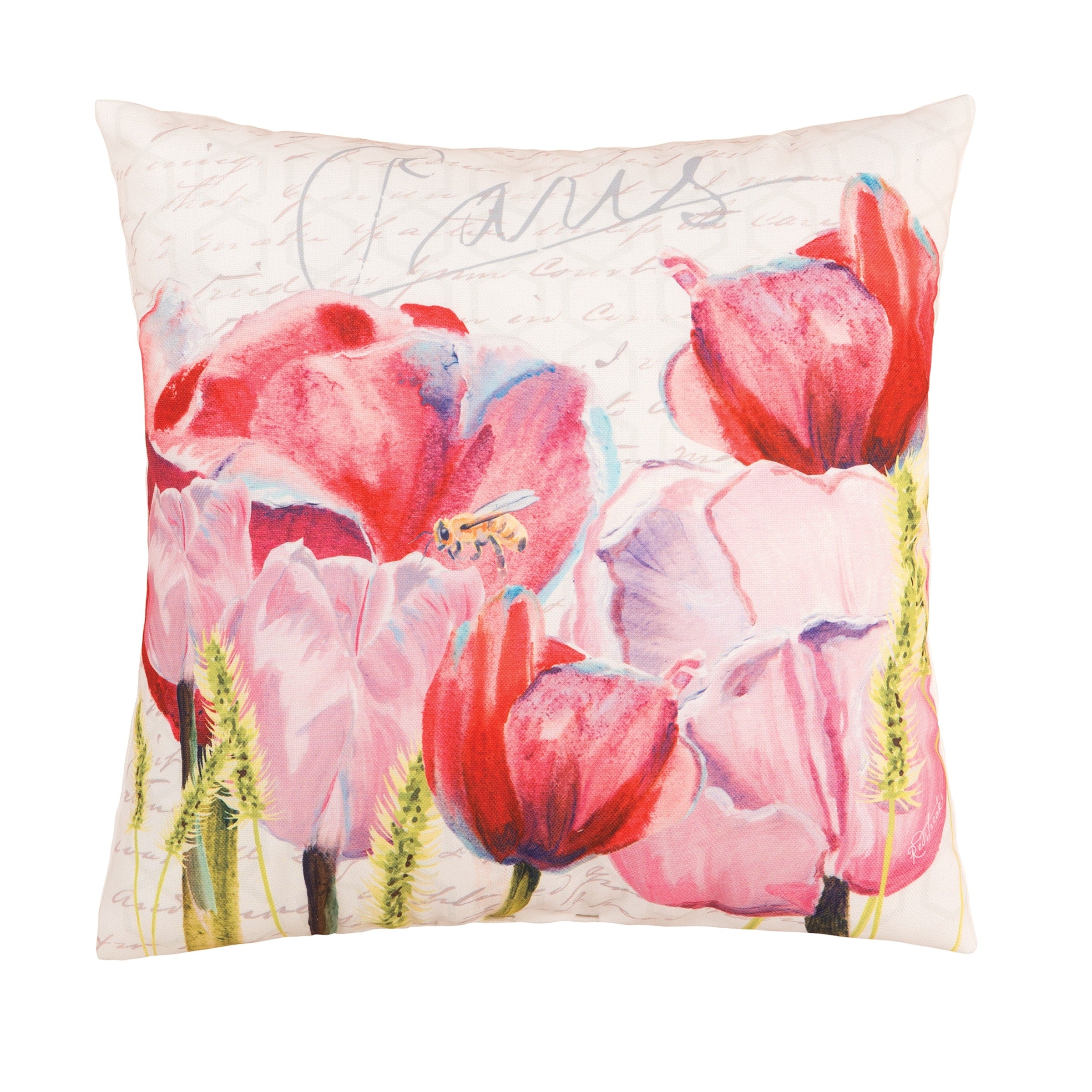 Tulips Indoor Outdoor Pillow