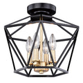 Vaxcel Turin 14.5 Semi Flush Mount Nobel Bronze