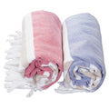 40 X70 Turkish Beach Towel Fringe Trim Towel Stripe Cotton Towel