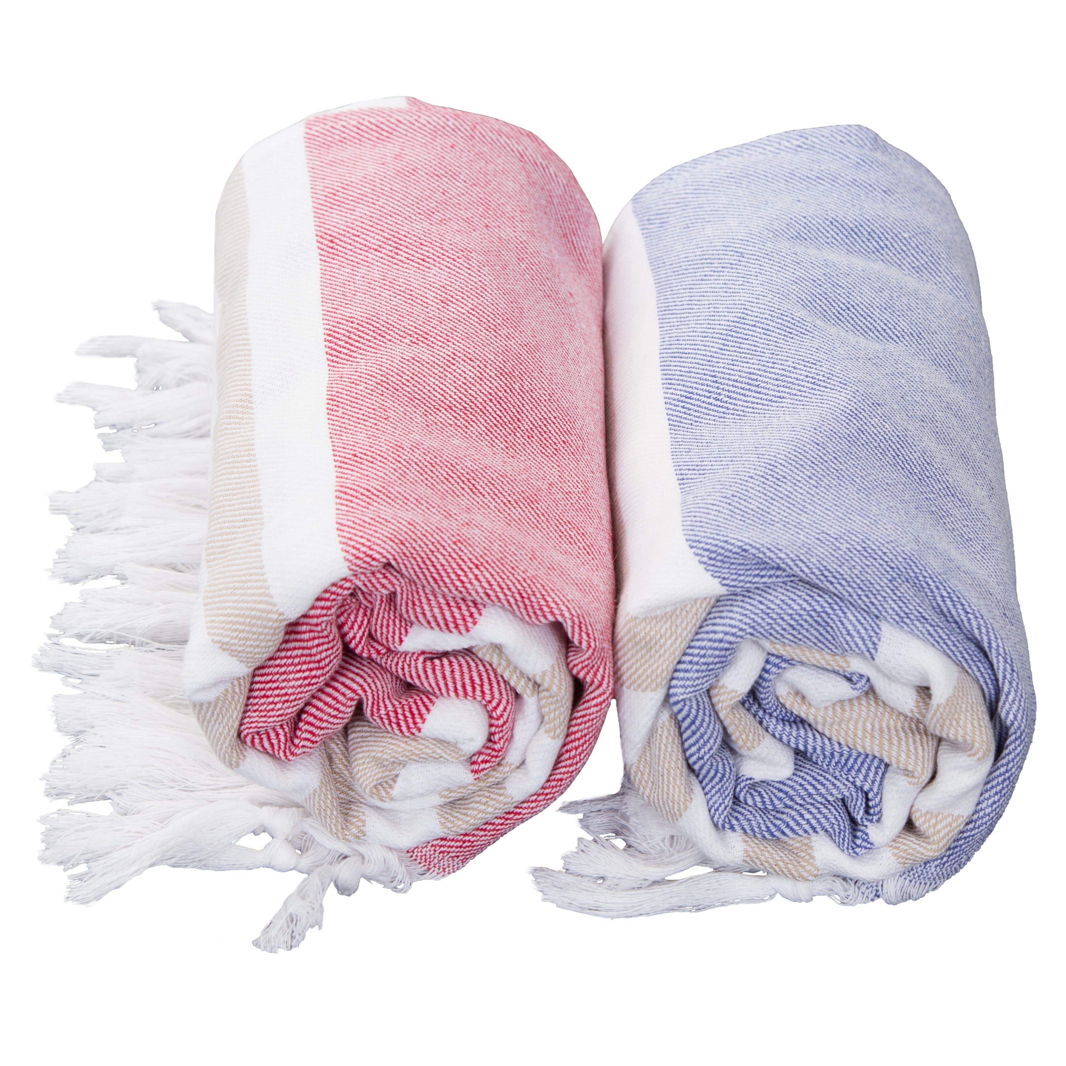 40 X70 Turkish Beach Towel Fringe Trim Towel Stripe Cotton Towel