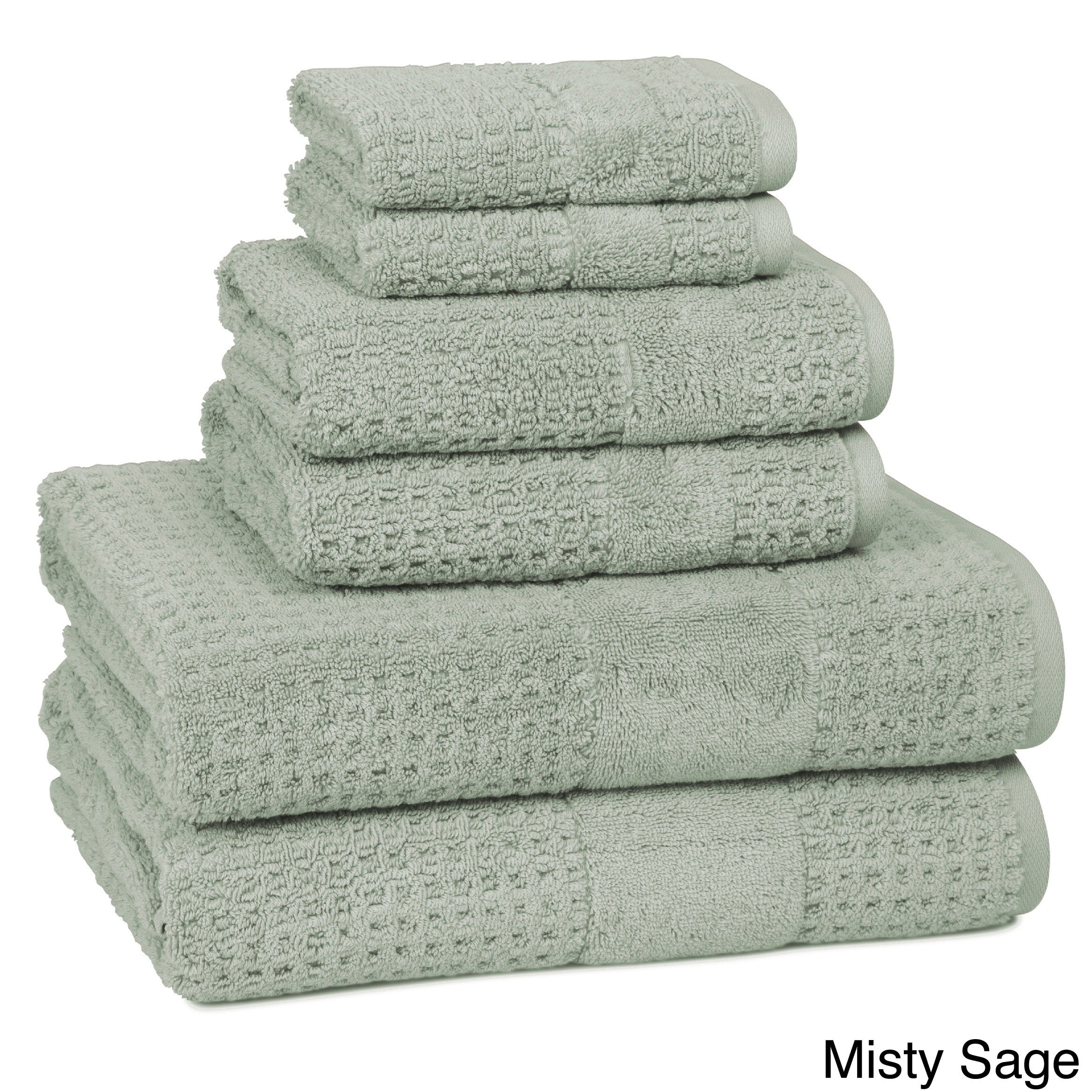 Turkish Spa Collection 6 Piece Towel Set