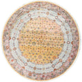 Turkish Vintage Style All Over Distressed Oriental Area Rugs Heat Set