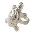 Saro Lifestyle Turtle Dinner Napkin Rings Set Of 4