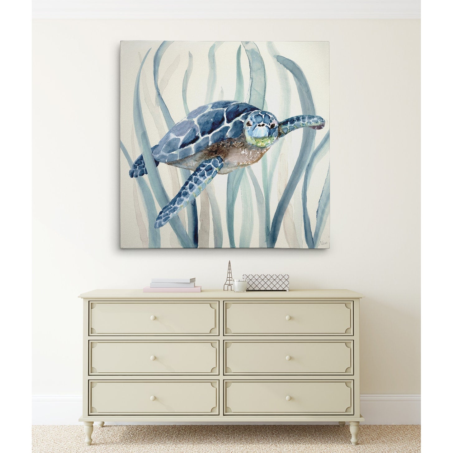 Turtle In Seagrass I