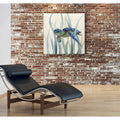 Turtle In Seagrass Ii Gallery Wrapped Canvas Yellow Blue Green Red Black White