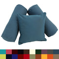Blazing Needles Twill Solid Throw Pillows Set Of 3