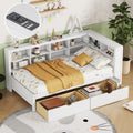 Twin Daybed With 2 Drawers Usb Charging Storage Shelf