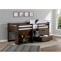 Taylor Olive Hyacinth Rustic Twin Low Loft Wood Bed