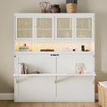 Twin Murphy Bed With Cabinet Usb Ports And Led Light Foldable Wall Bed With Storage Shelves