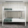 Twin Over Twin Metal Bunk Bed For Kids Boys Girls