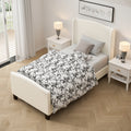 Twin Size Upholstered Bed Frame