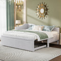 Twin Size Upholstered L Shaped Upholstered Daybed With Pop Up Trundle For Home Office