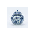 Twisted Lotus Lidded Melon Decorative Jar