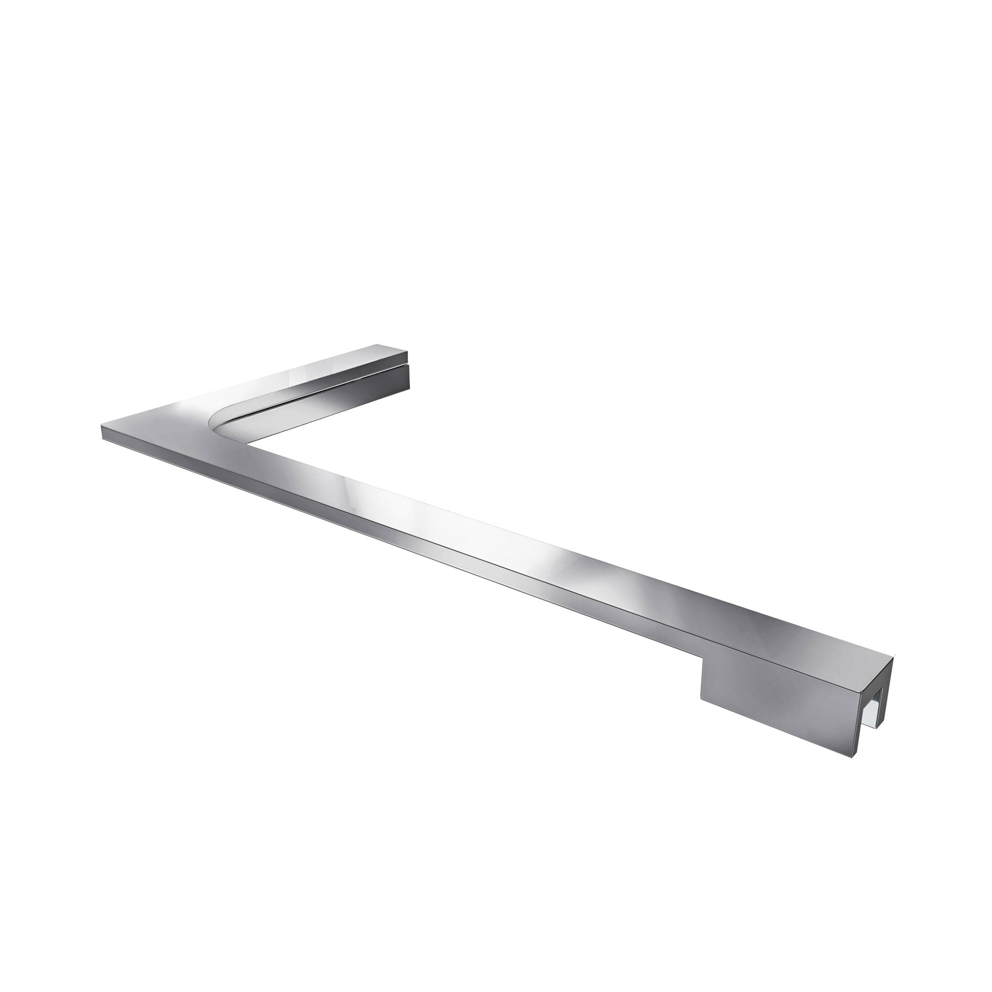 Two 2 8 In. L Bar Support Brackets For 10Mm 3 8 In. Glass