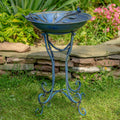 Two Birds Iron Birdbath