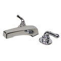 Two Handle Non Metallic Adjustable Garden Tub Filler Faucet For Manufactured Modular And Mobile Home Bathroom