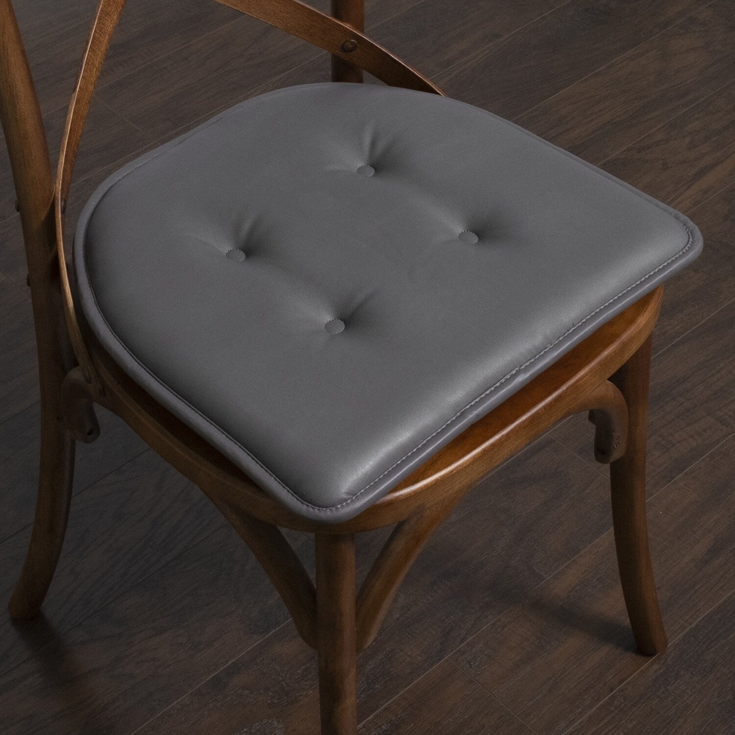 U Shaped Faux Leather Memory Foam Chair Pads