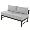 U Shaped Outdoor Sectional Sofa Set