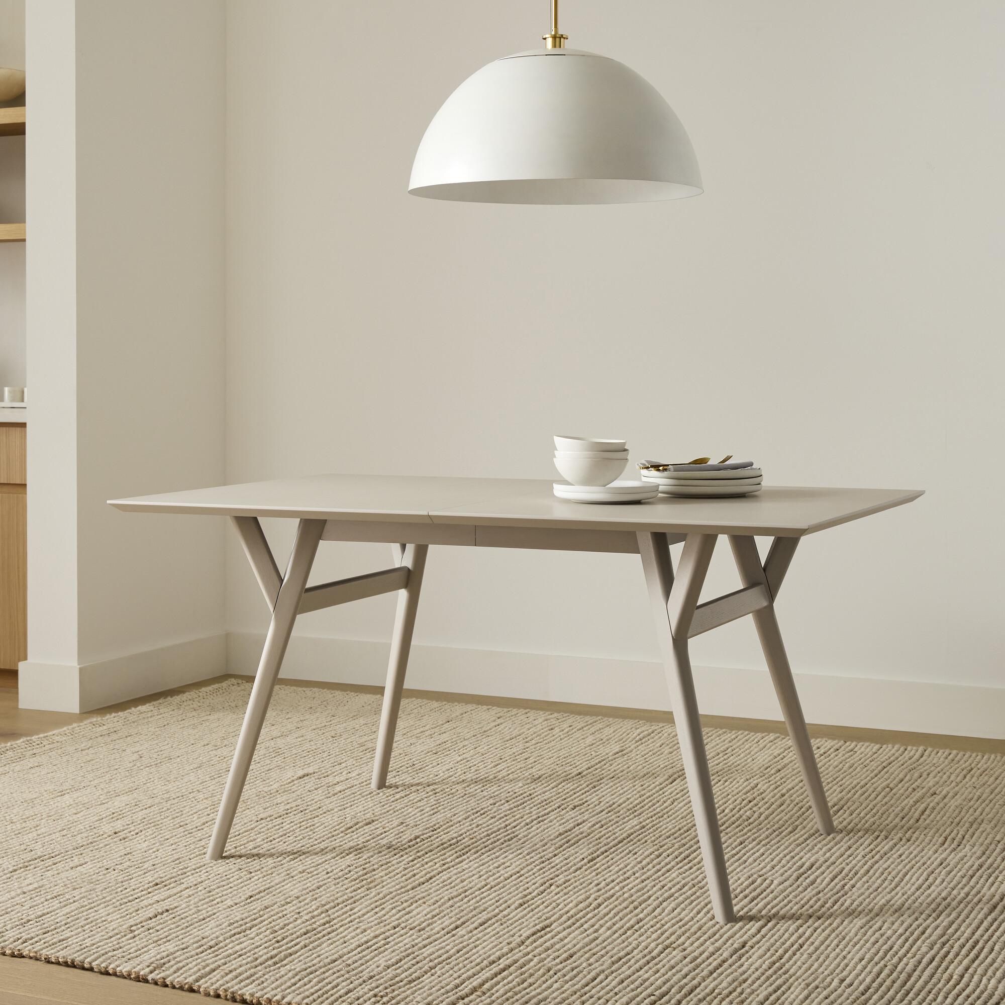 Mid-Century Modern Extendable Dining Table (152 cm - 203 cm)