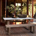 Portside Garden Concrete Dining Table (183 cm)