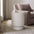 Fluted Indoor/Outdoor Garden Side Table (33 cm - 41 cm)