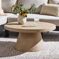Textured Concrete Garden Coffee Table (81 cm)