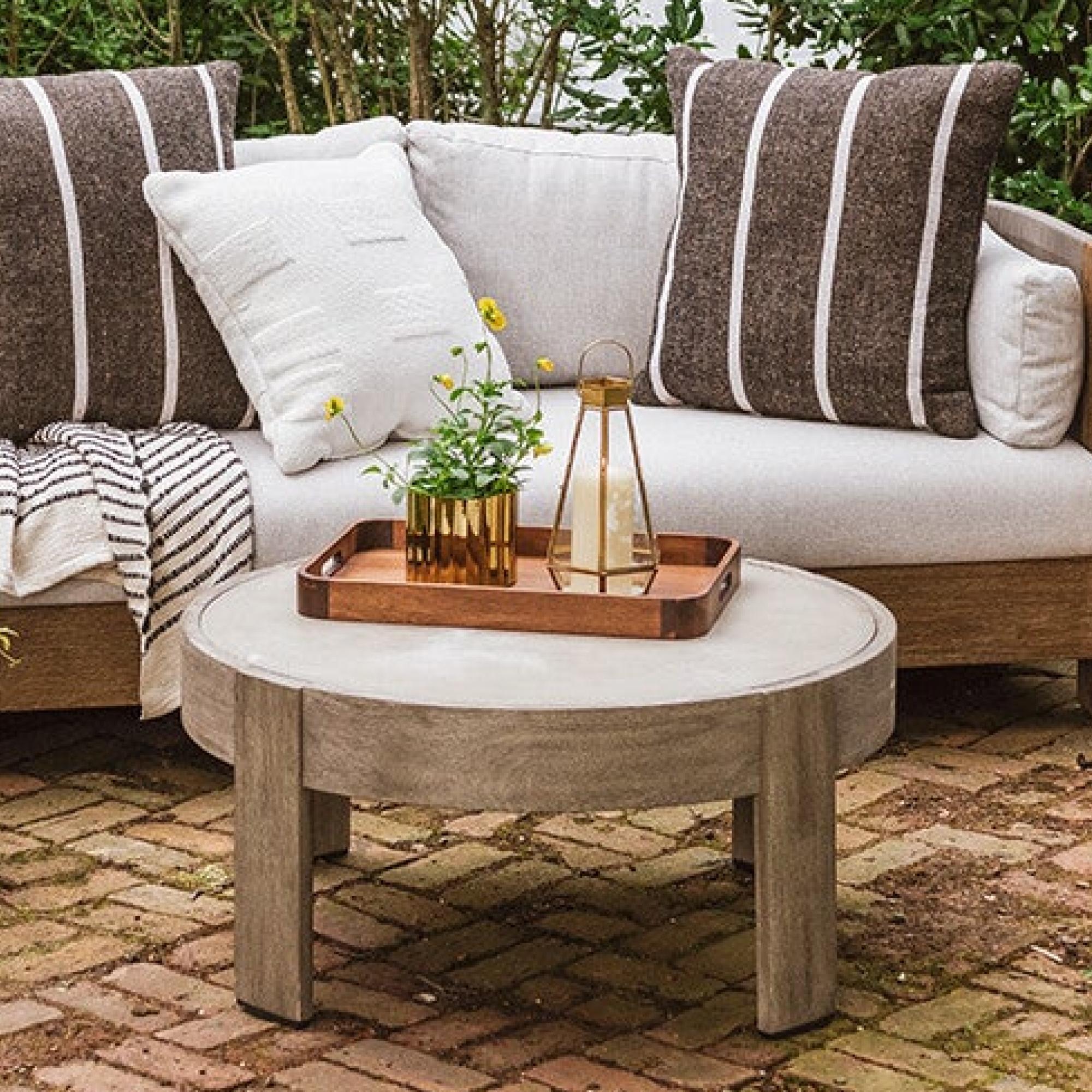 Portside Garden Round Coffee Table (87 cm)