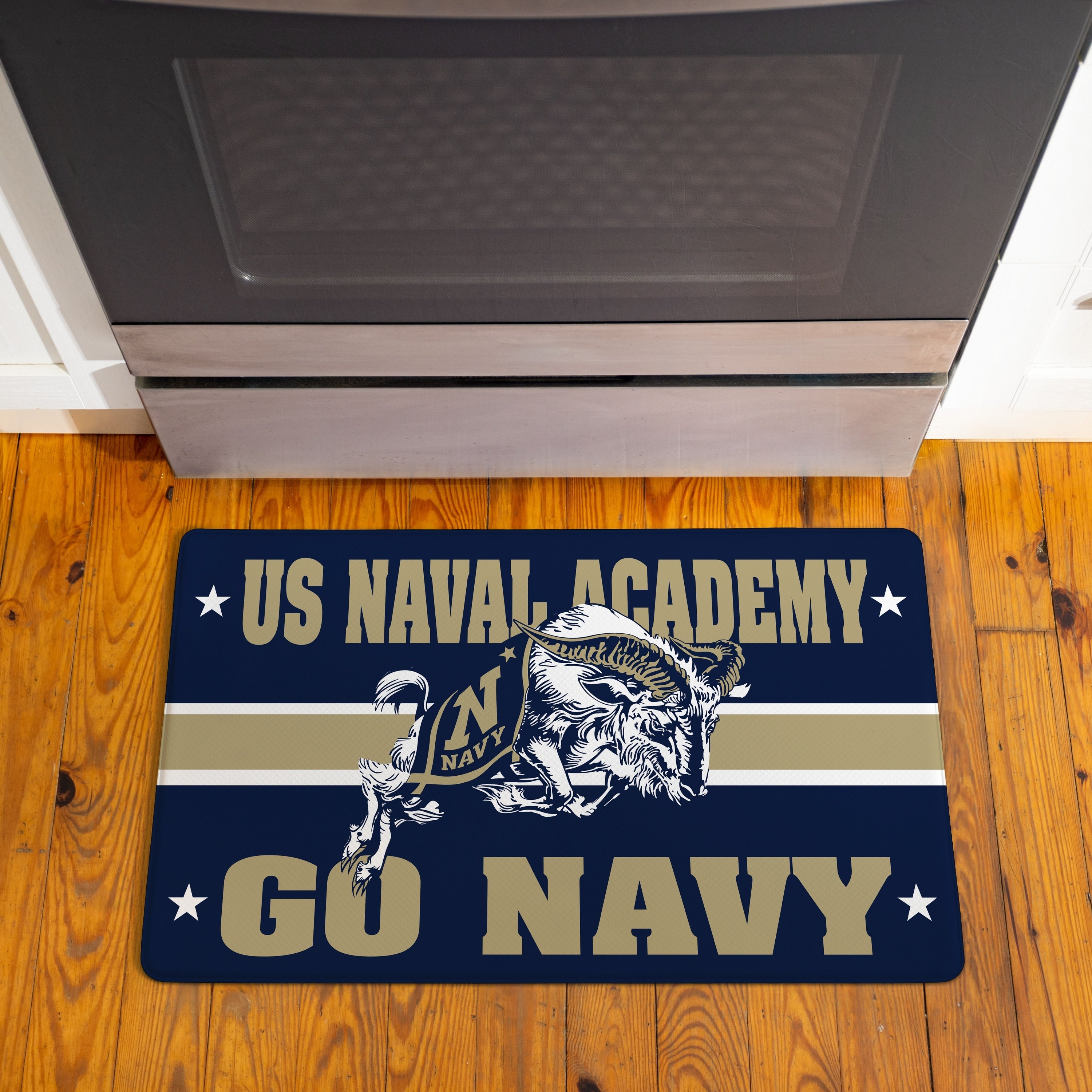 Us Naval Academy Anti Fatigue Door Mat 30 X 18