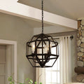 Ukani Matte Brown 3 Light Chandelier