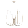 Ulla 28 Inch Wide 8 Light Chandelier In Antique White 28In W X 28In D X 30.25In H