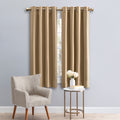 Ultimate Blackout 45 Inch Short Length Grommet Curtain Panel