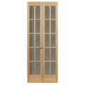 Unfinished Divided Glass Bifold
