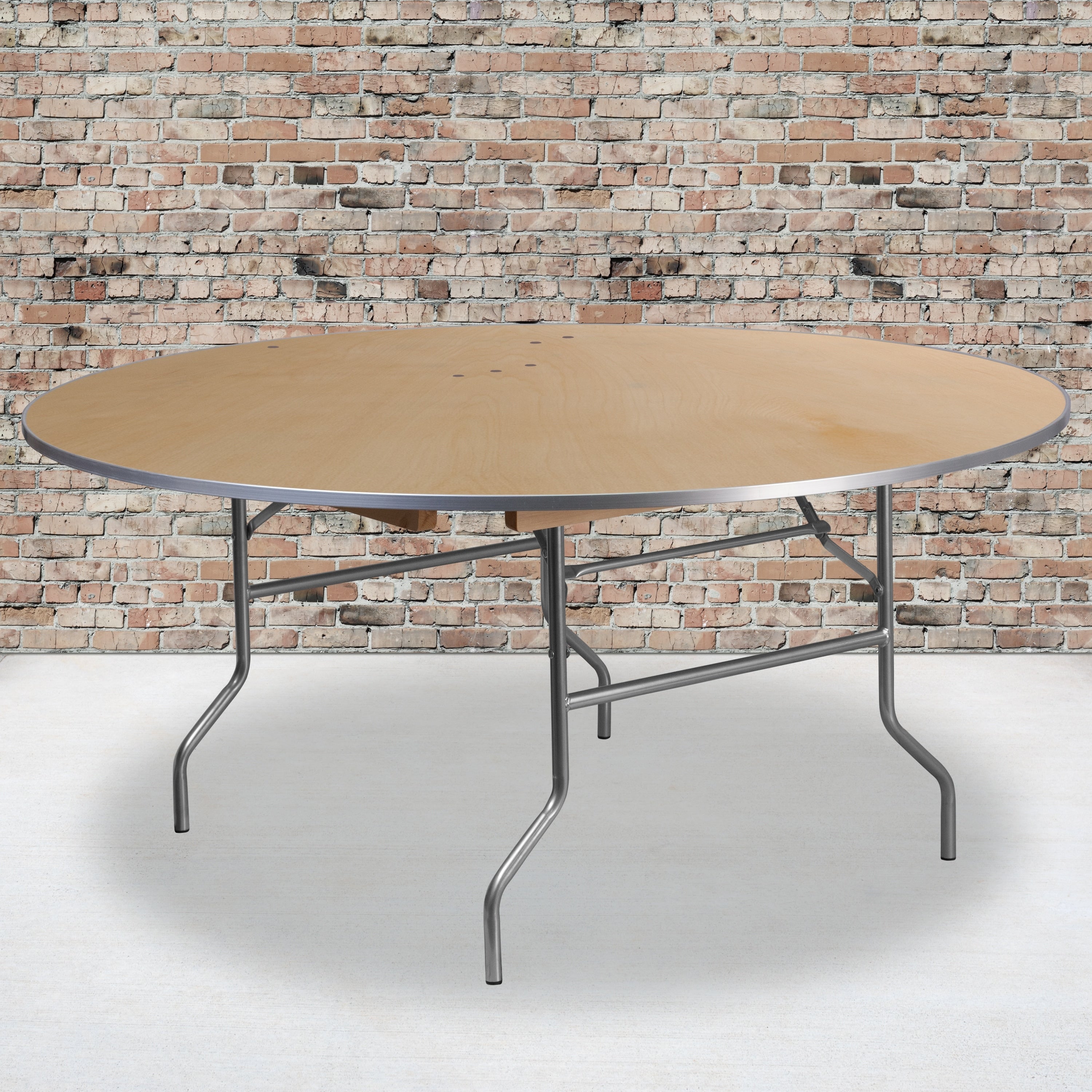 Unfinished Wood Folding Table