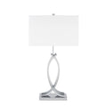 Finesse Decor Unity In Chrome Table Lamp With 3 Brightness Settings
