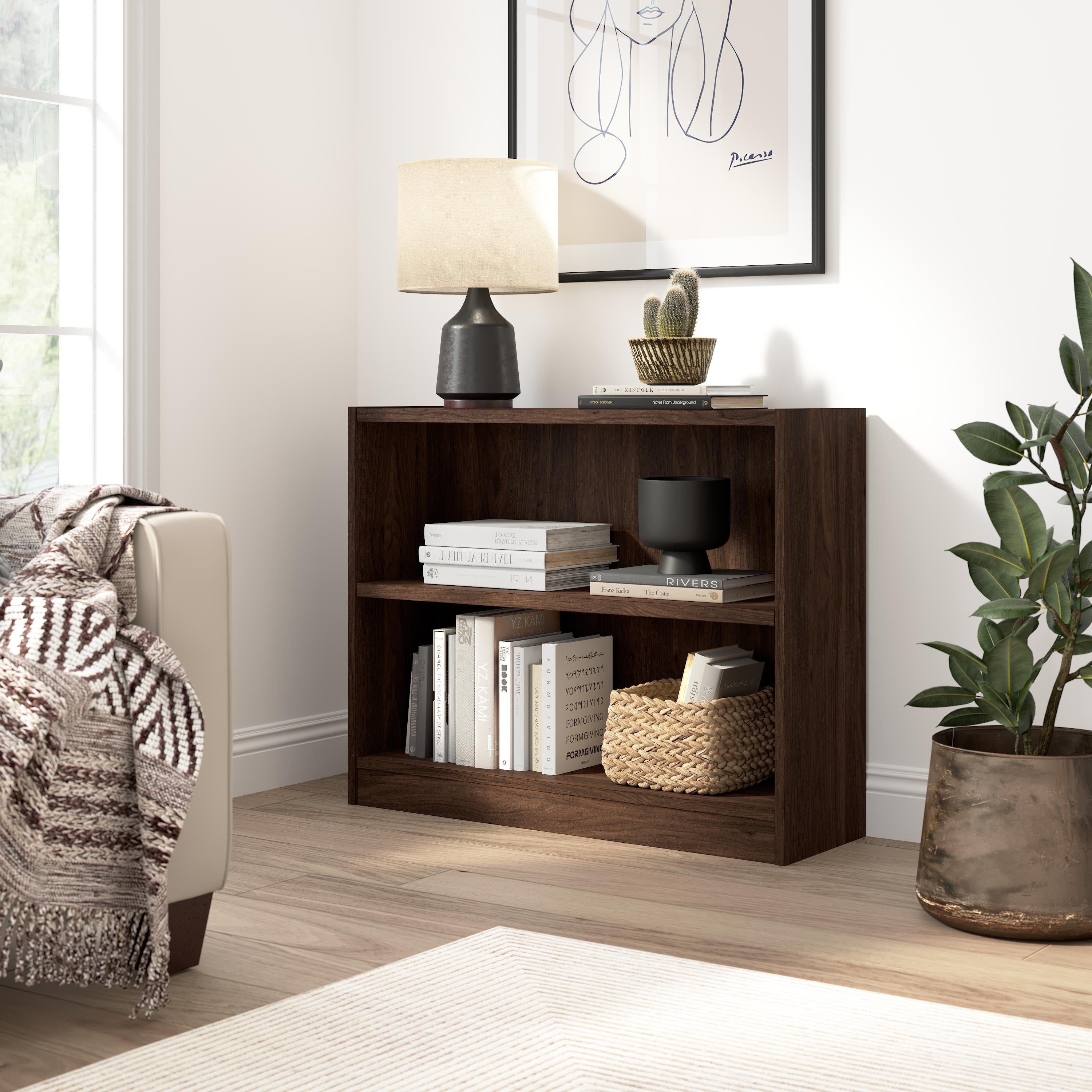 Porch Den Colony 2 Shelf Bookcase
